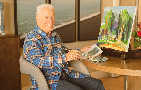 DSC_1738-1 Resident at Tuscan Hills Assisted Living in Escondido painting